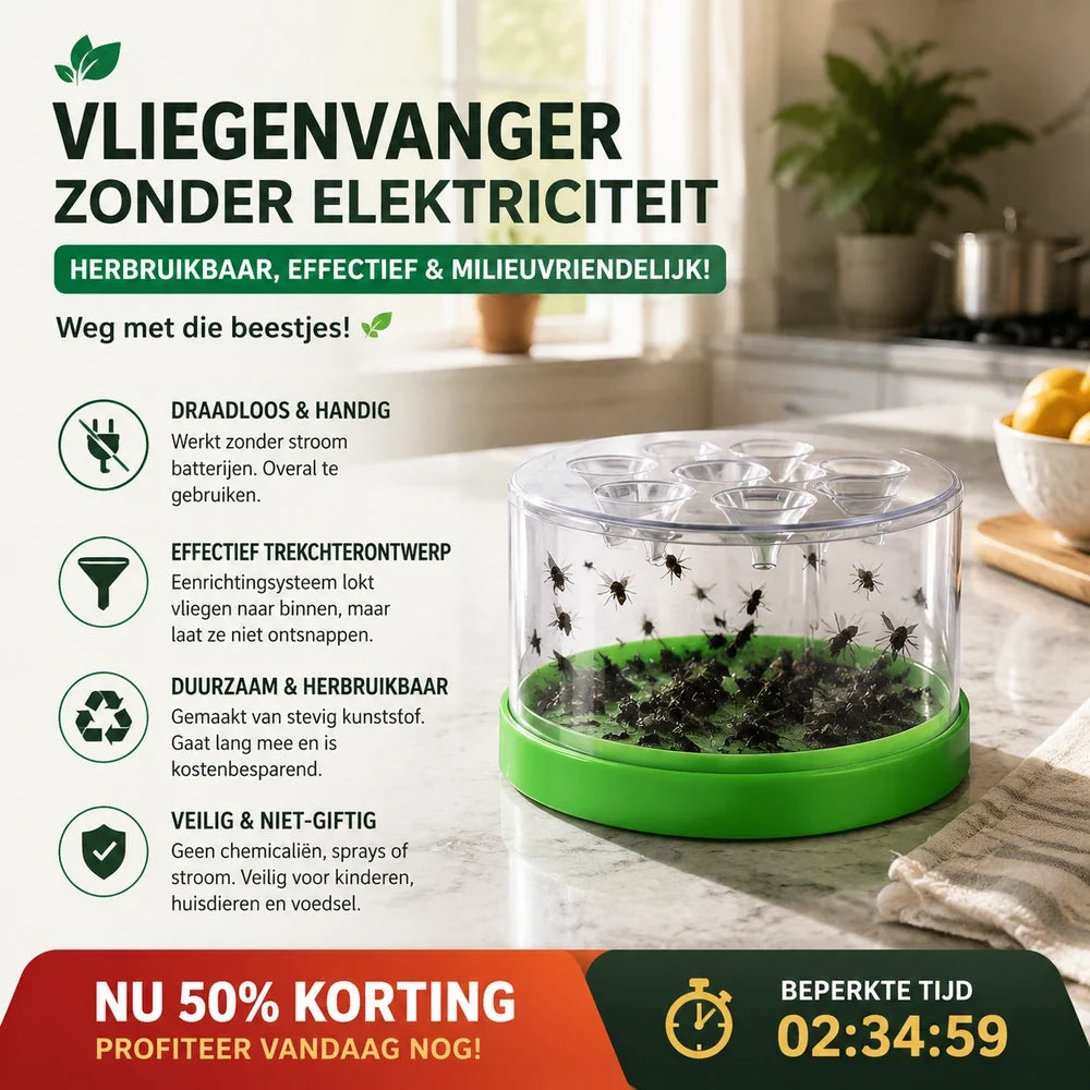 Reusable Non-Electric Mosquito Fly Trap