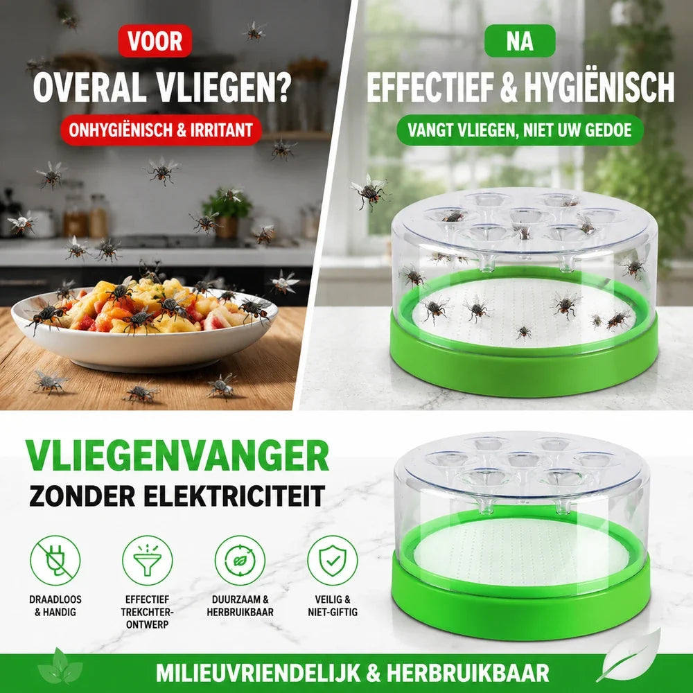Reusable Non-Electric Mosquito Fly Trap