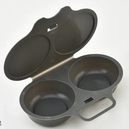 Microwave Egg Cooker with Lid and Handle