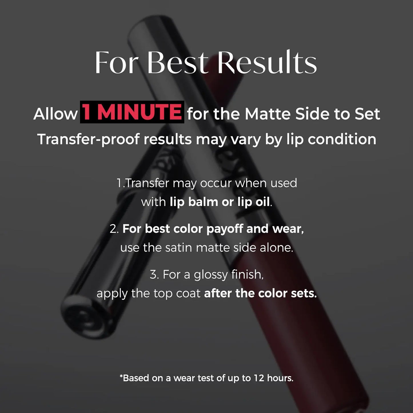 [Laka] Perfect Twin Lip — Dual-Ended Liquid Lipstick with Velvet Matte Color and Glossy Shine