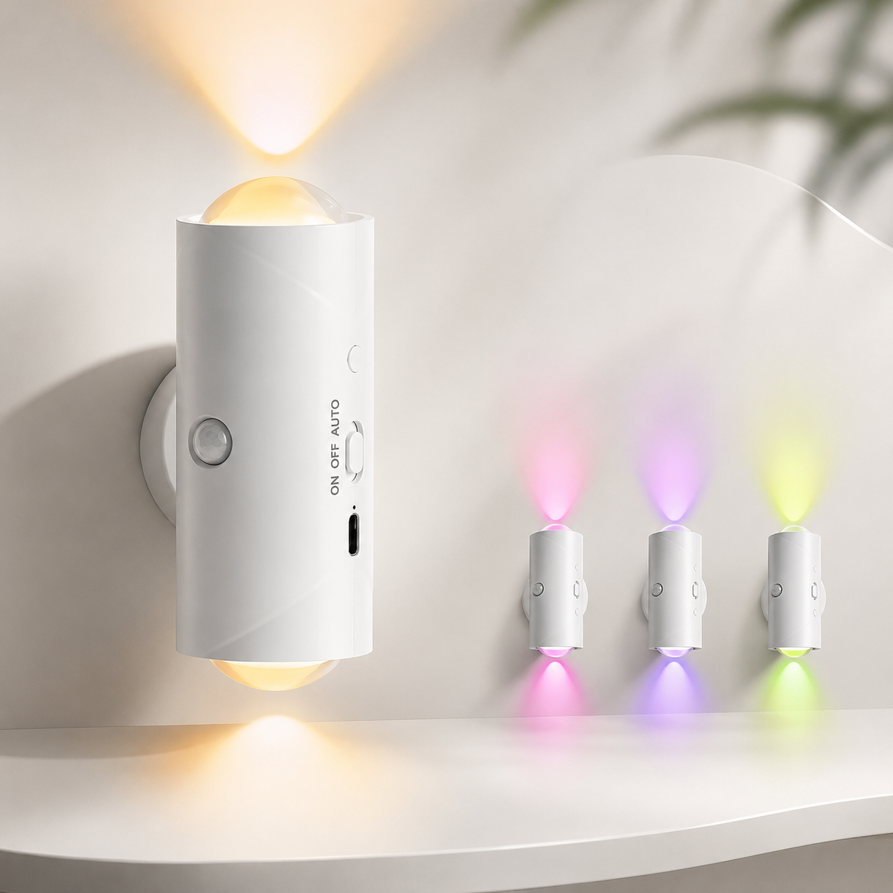 Smart Rechargeable LED Night Light with Motion Sensor