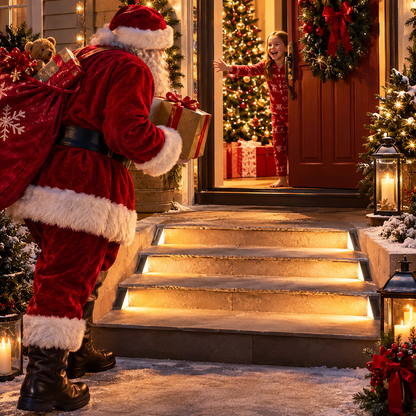🎅Early Bird Christmas Sale - Solar Powered Stair Lights✨