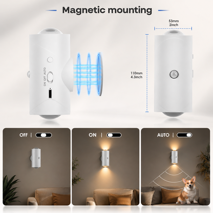 Smart Rechargeable LED Night Light with Motion Sensor