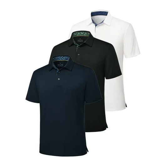 Men’s Polo Shirts - Soft Cotton, Short Sleeve Comfort
