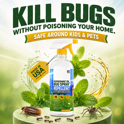 Natural Peppermint Oil Pet Bug Repellent Spray 16oz
