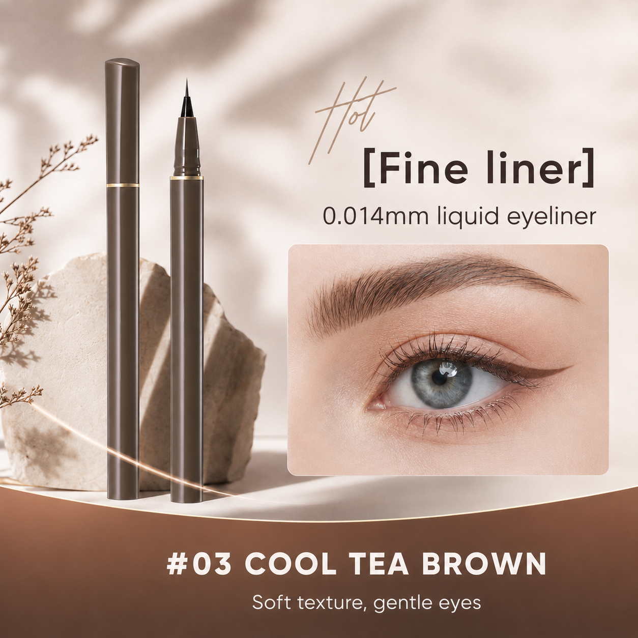 Ultra Fine Waterproof Liquid Eyeliner Pen
