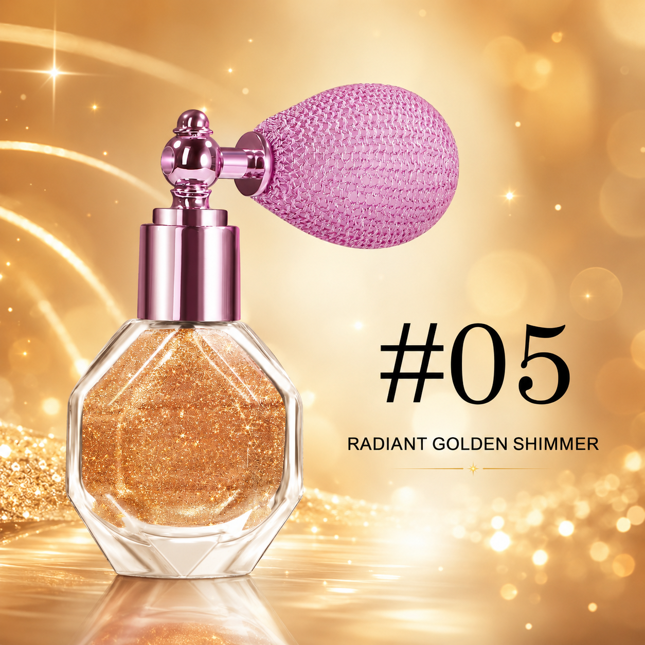 Magic Shimmer Highlighter Spray for Face, Body and Hair