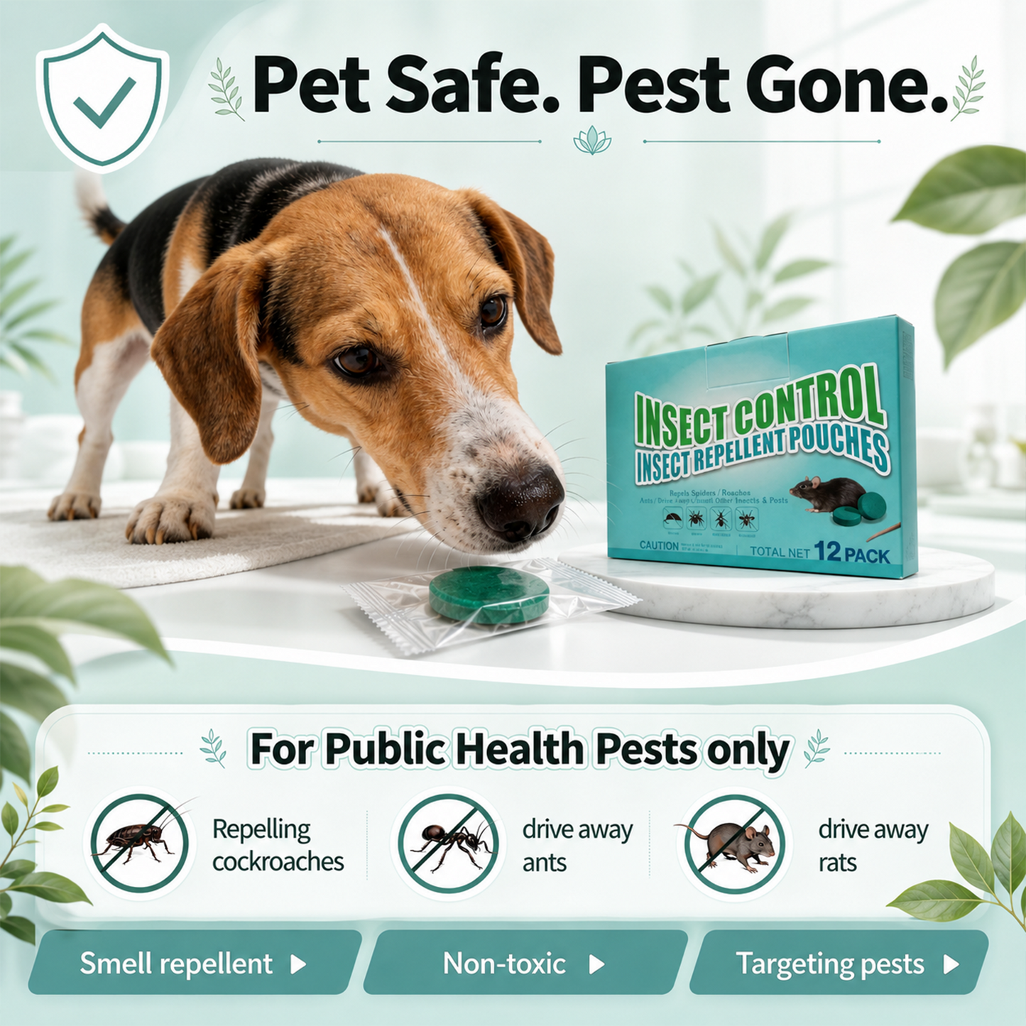 Rodent Repellent Balls 12 Pack for Home and Kitchen Pest Control