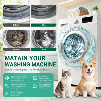 Eco Friendly Washing Machine Cleaner for Pet Odor Removal