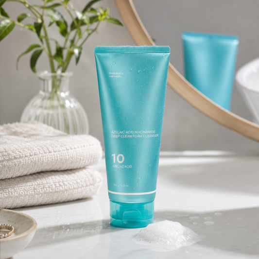 Azelaic Acid Gummy Whip Cleanser with Niacinamide for Pore Cleansing