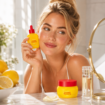 Vitamin Brightening Serum & Cream Duo