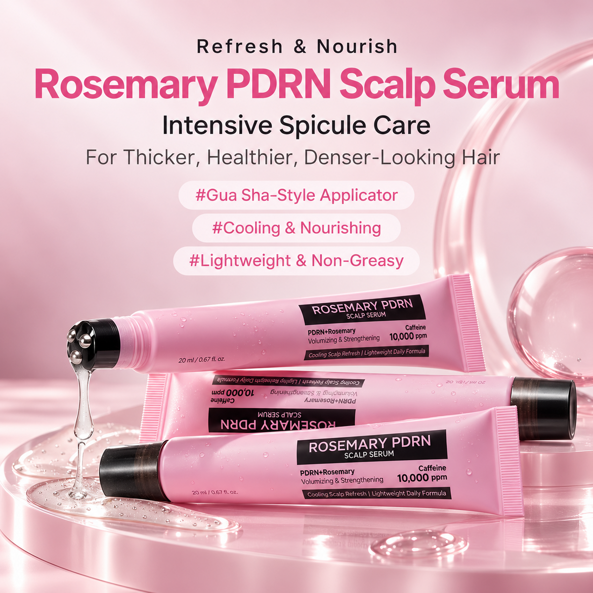 Rosemary PDRN Scalp & Hair Strengthening Care Set