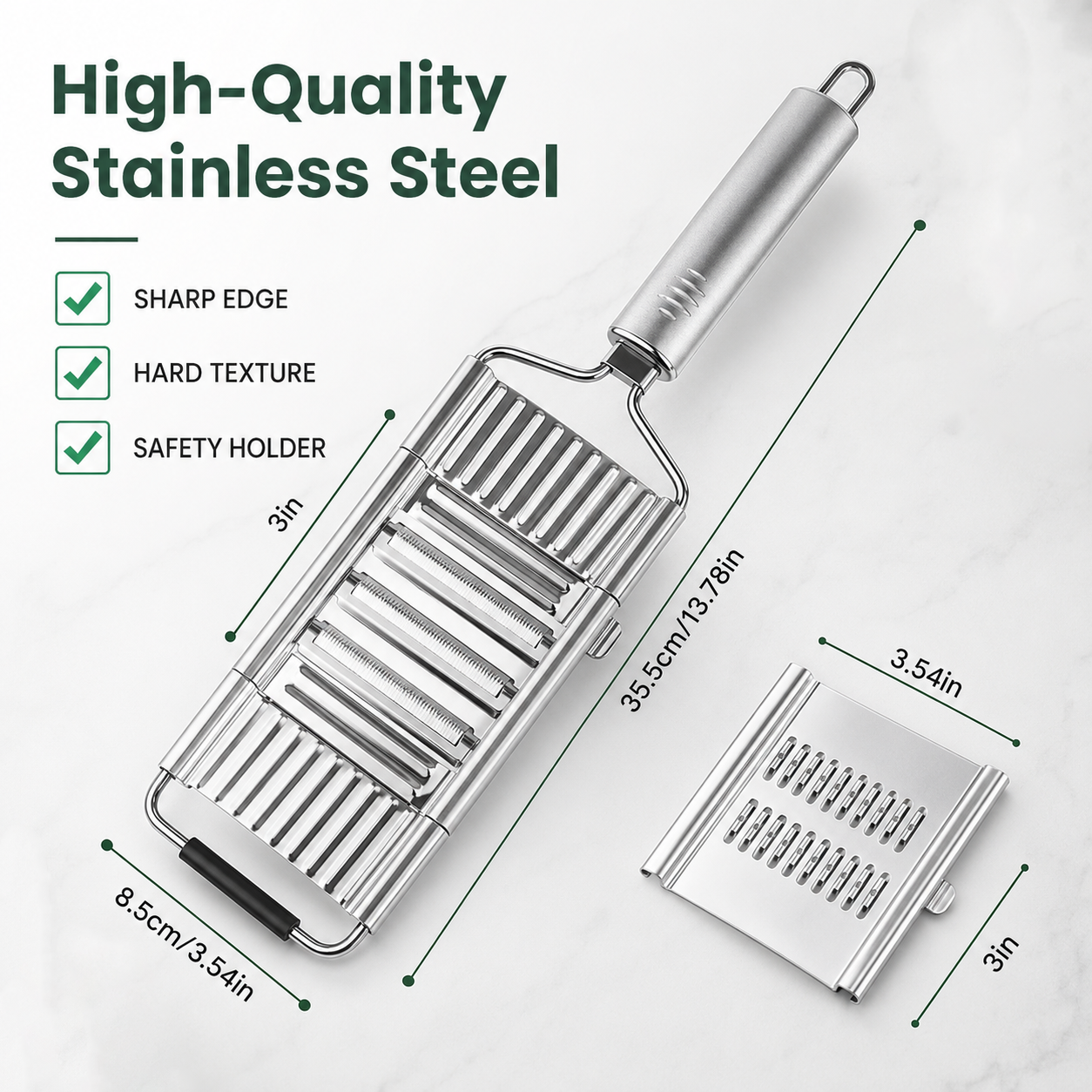 Stainless Steel 4 in 1 Multi-Purpose Vegetable Slicer