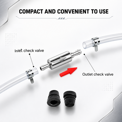 Car Brake Bleeder Hose Kit with One-Way Check Valve