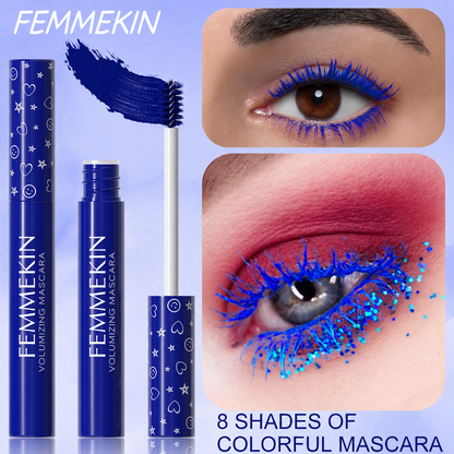 Femmekin Colorful Volumizing Mascara for Bold, Long Lashes