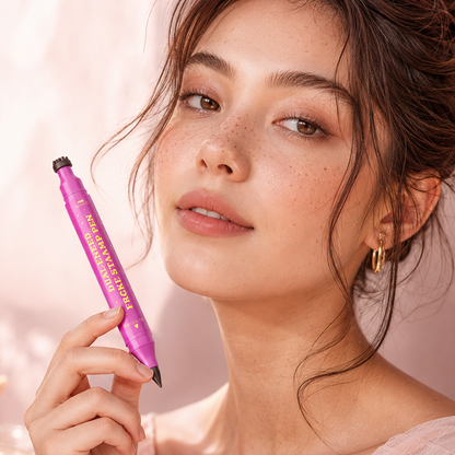 2 in 1 Waterproof Faux Freckle Stamp & Fine Tip Pen