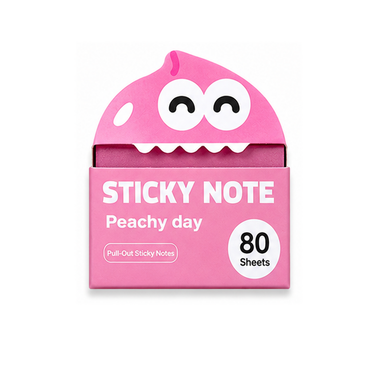 Reusable Transparent Pull-Out Sticky Notes with Strong Adhesion – 80 Sheets