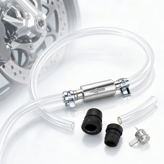 Car Brake Bleeder Hose Kit with One-Way Check Valve