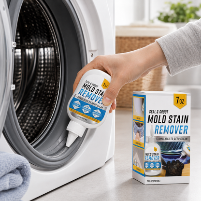 Mold and Stain Remover Gel for Washing Machine Seals and Bathroom