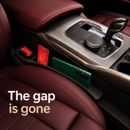 Leak Proof Car Seat Gap Filler Organizer