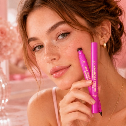 2 in 1 Waterproof Faux Freckle Stamp & Fine Tip Pen