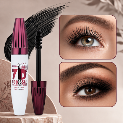 7D Waterproof Mascara 24H Long Lasting Volume & Curl