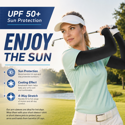Cooling UPF 50+ UV Protection Arm Sleeves