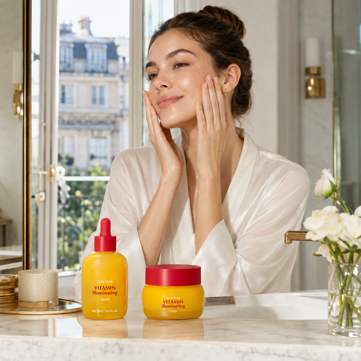Vitamin Brightening Serum & Cream Duo