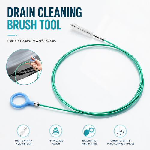 3PCS Flexible Car Sunroof Drain Cleaning Kit