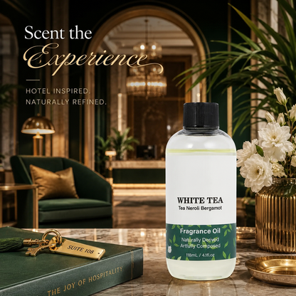Luxury Hotel-Inspired Diffuser Oil with White Tea, Neroli and Bergamot