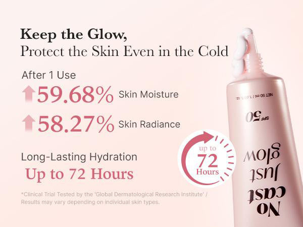 Collagen Sunscreen SPF 50 Lightweight No White Cast Glow Formula（Free mascara）