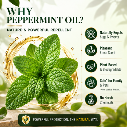 Natural Peppermint Oil Pet Bug Repellent Spray 16oz