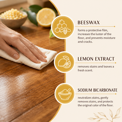 Beeswax Wood Care Spray 120ml with towel