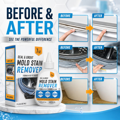 Mold and Stain Remover Gel for Washing Machine Seals and Bathroom