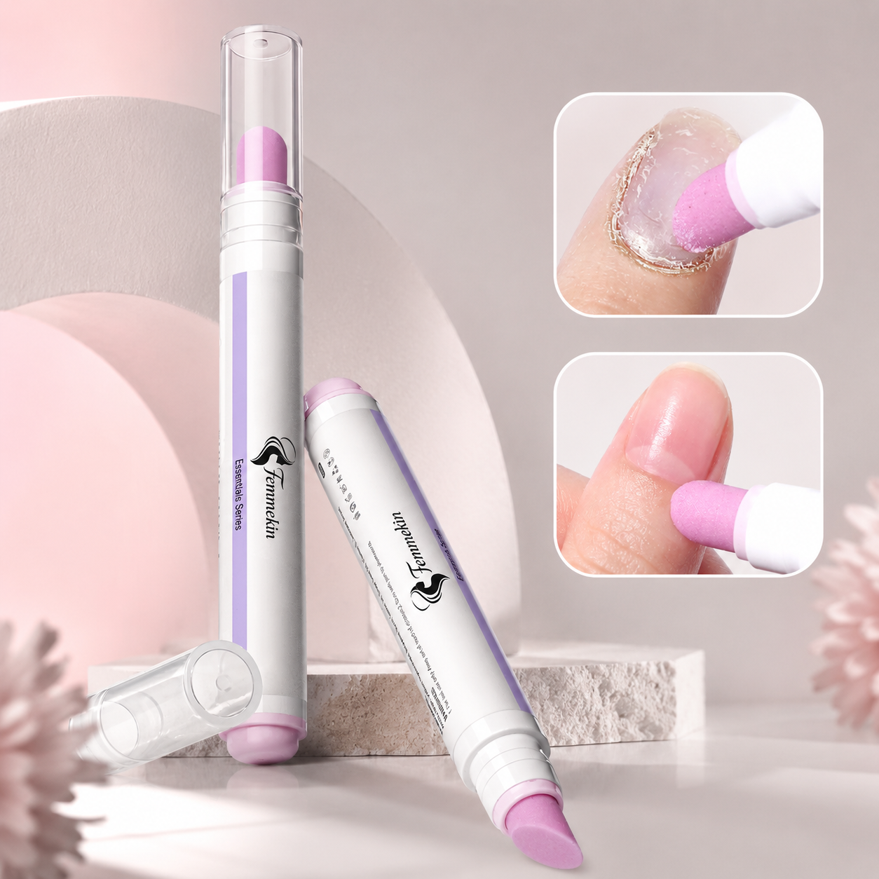 Cuticle Remover Pen Set with Nourishing Cuticle Oil