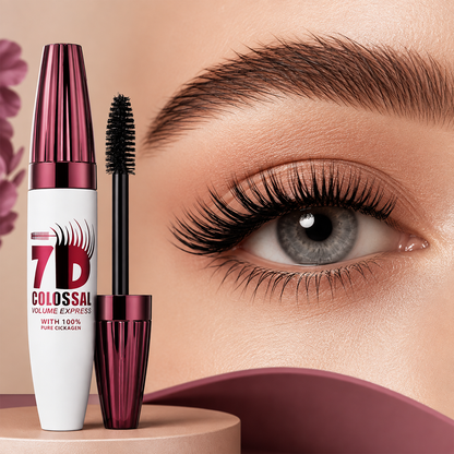 7D Waterproof Mascara 24H Long Lasting Volume & Curl