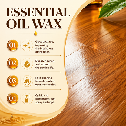 Beeswax Wood Care Spray 120ml with towel