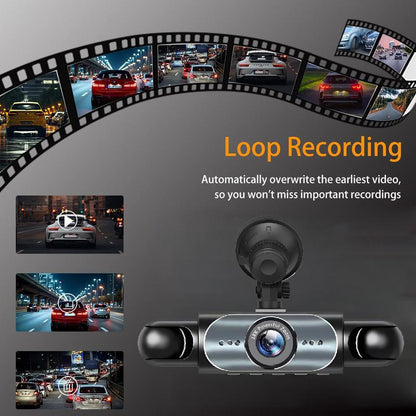 Full View Car Dash Cam System for Front and Rear Recording