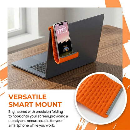 【DealsForYouDays】Flexible Silicone Aluminum Phone holder stand, Bendable Rollable Foldable Design, Universal Adjustable Anti-Slip Desktop Mount for Phone Tablet Laptop, Portable Ergonomic Holder for Home Office Travel-YY