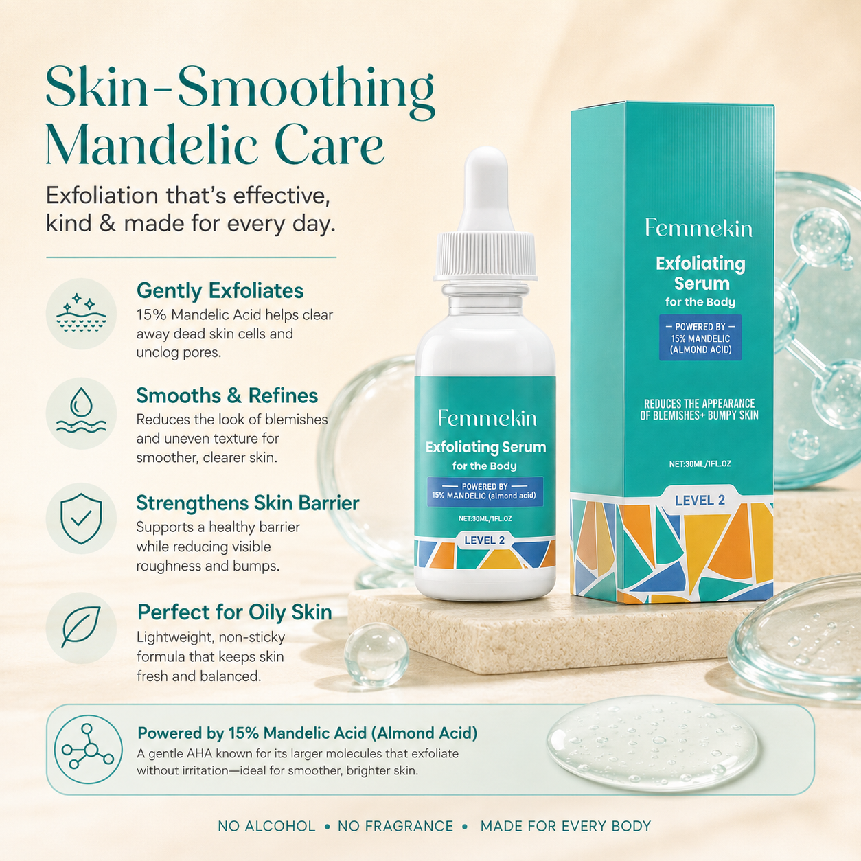 Femmekin Exfoliating Serum for the Body