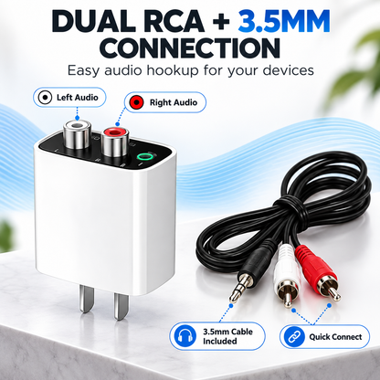 Bluetooth 6.0 Receiver – Upgrade Old Speakers to Wireless Audio