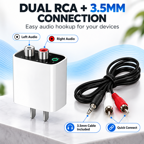Bluetooth 6.0 Receiver – Upgrade Old Speakers to Wireless Audio