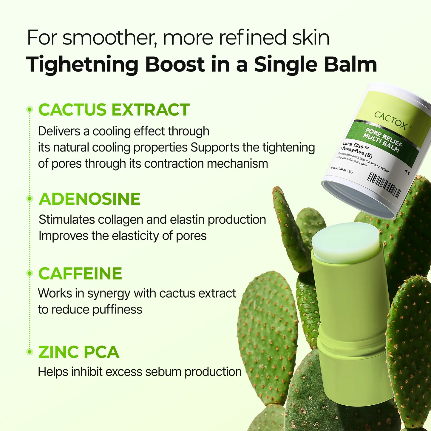 Cactus Pore Relief Multi Balm for Pore Care and Skin Repair