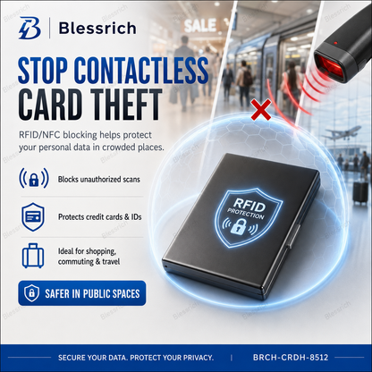 RFID Blocking Metal Card Holder