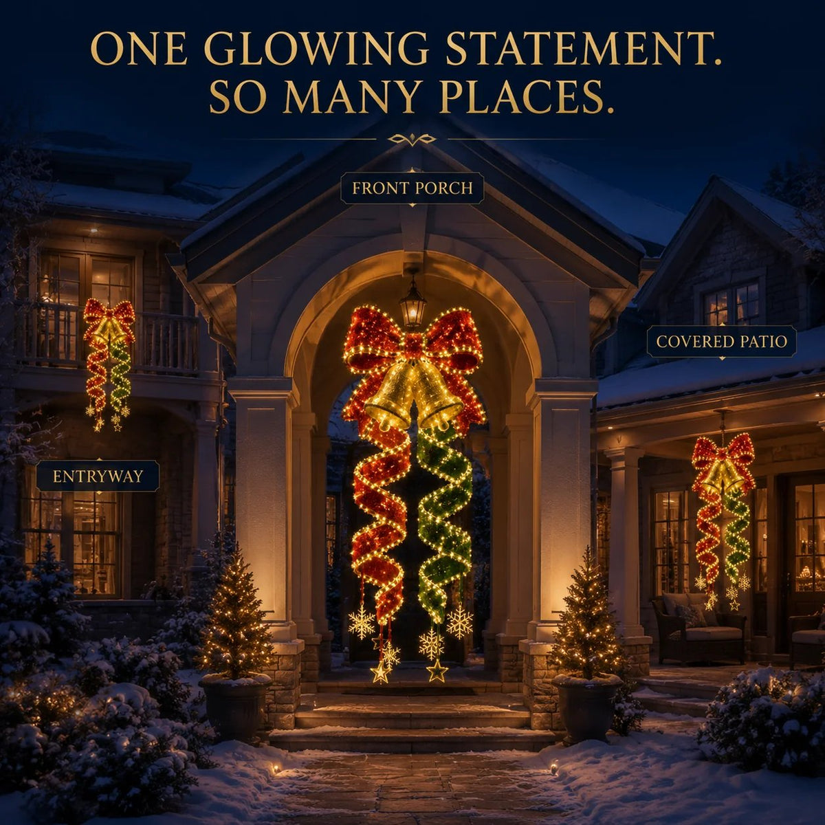 🎄Christmas Magic Spiral Hanging LED Light Collection