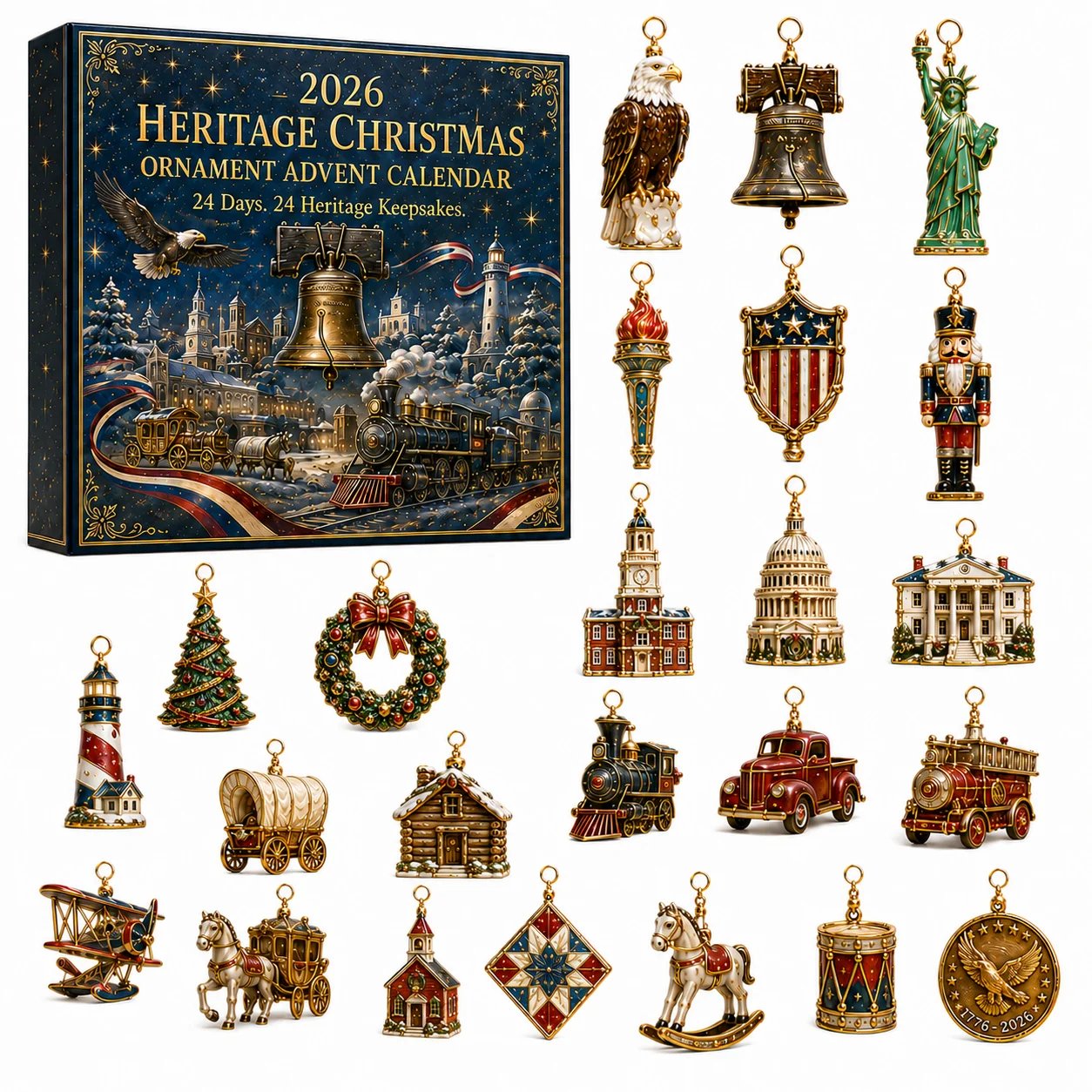 America 250th Anniversary Heritage Christmas Advent Calendar