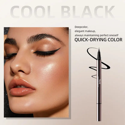 Ultra-Smooth Creamy Liquid Eyeliner | 2-in-1Dual Tip I Weightless, Waterproof & 24H Long-Lasting
