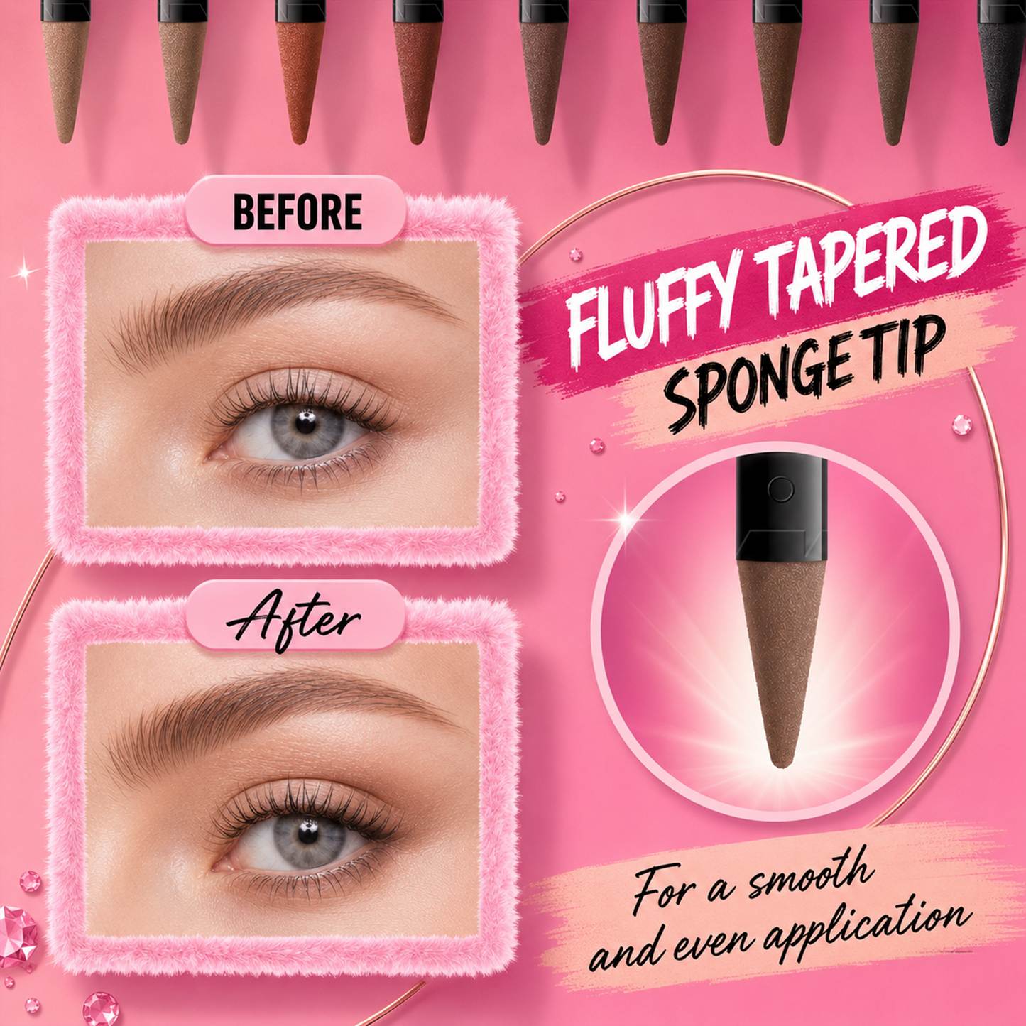 24H Long Lasting Eyebrow Powder Pen