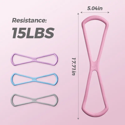 Femmekin Resistance Bands - Figure 8 TPE Exercise Bands for Women