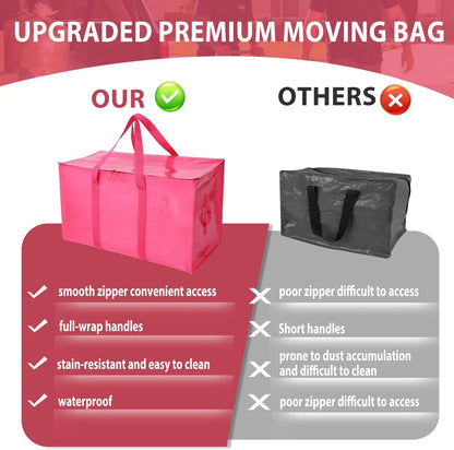 STOWM 6 Heavy-Duty Extra Large Moving Bags - Blue
